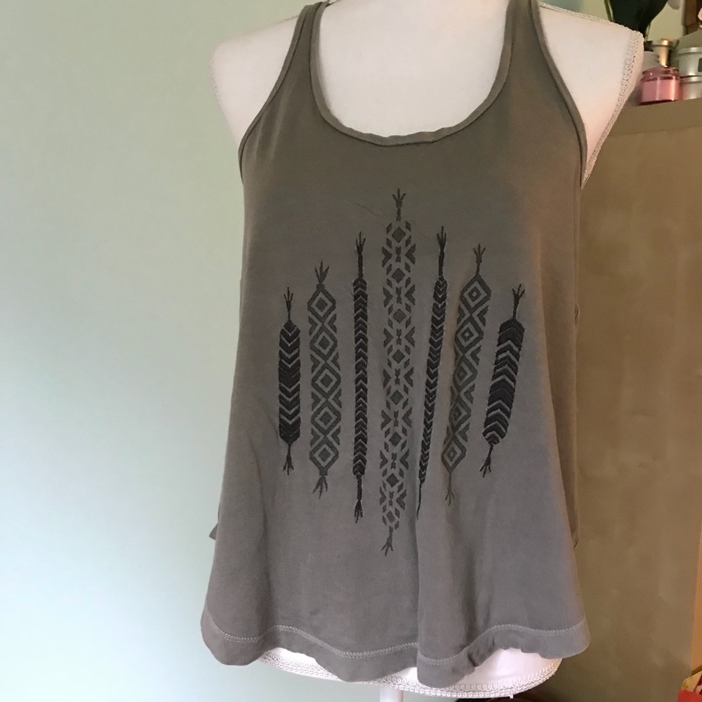 American Eagle Army Green Tank Top
